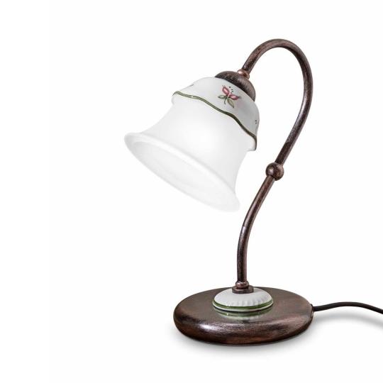 klasszikus asztali lampa keramia rusztikus  provence provansz keramia kezzel festett vilagitas napplali haloszoba ejjeli szekreny vilagitas mediterran polgari elegans iroda toszkan stilusu.jpg